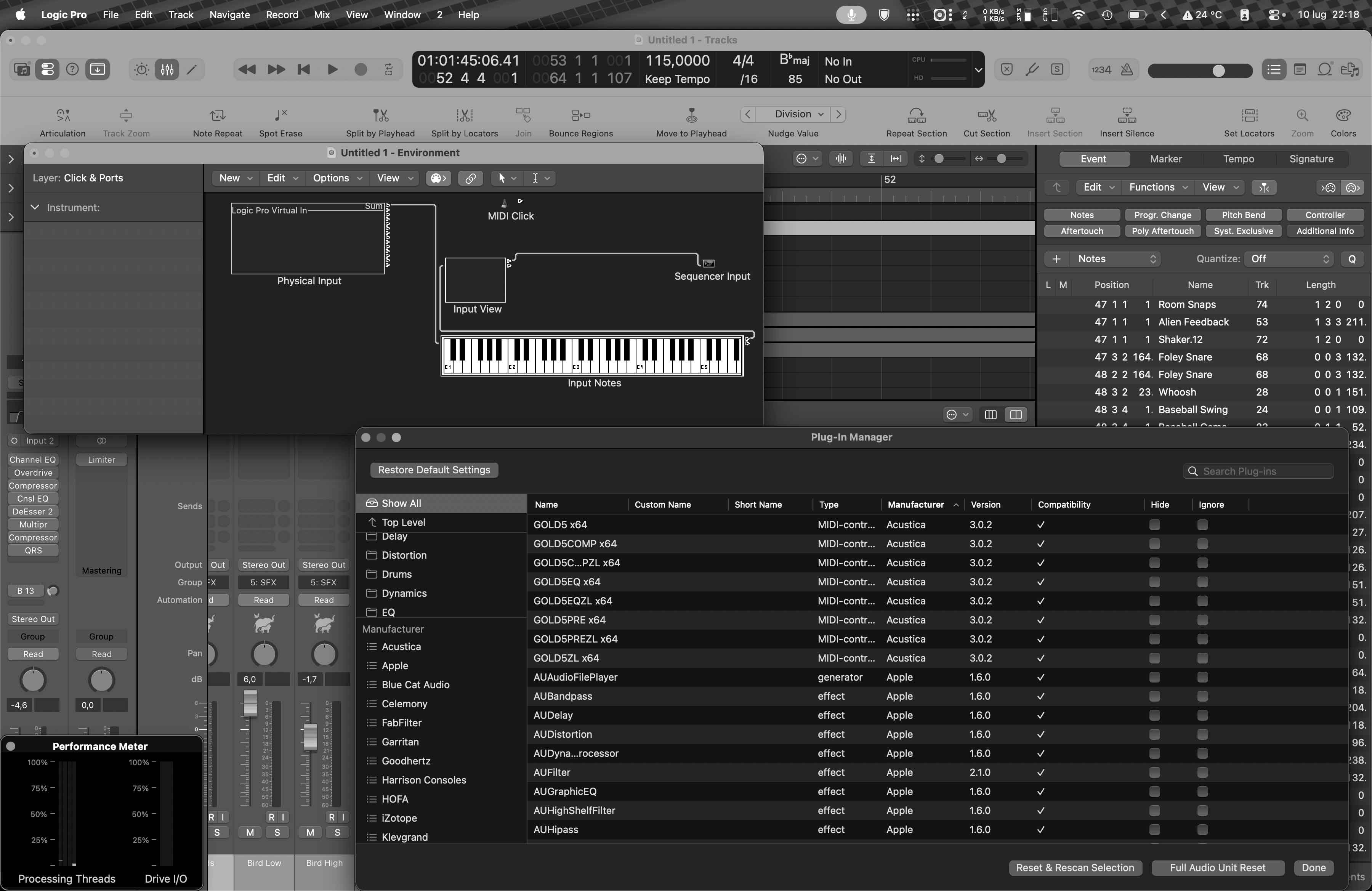 Configurazione software