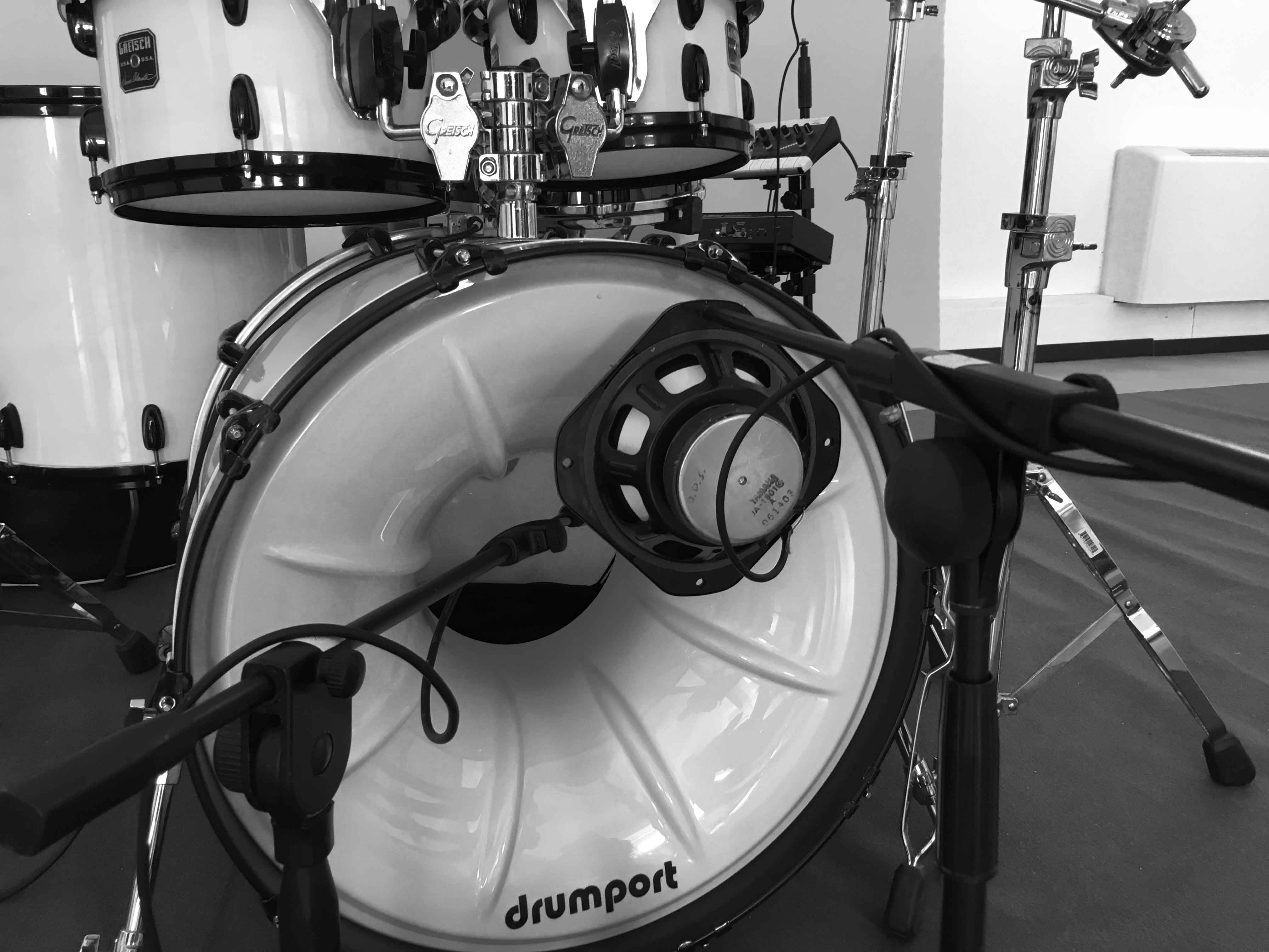 Recording in studio